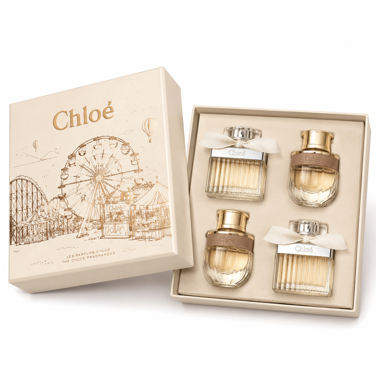 1 ست هدیه عطر زنانه کلوئه مدل Les Mini Chloé مجموعه ۴ عددی - Image 1