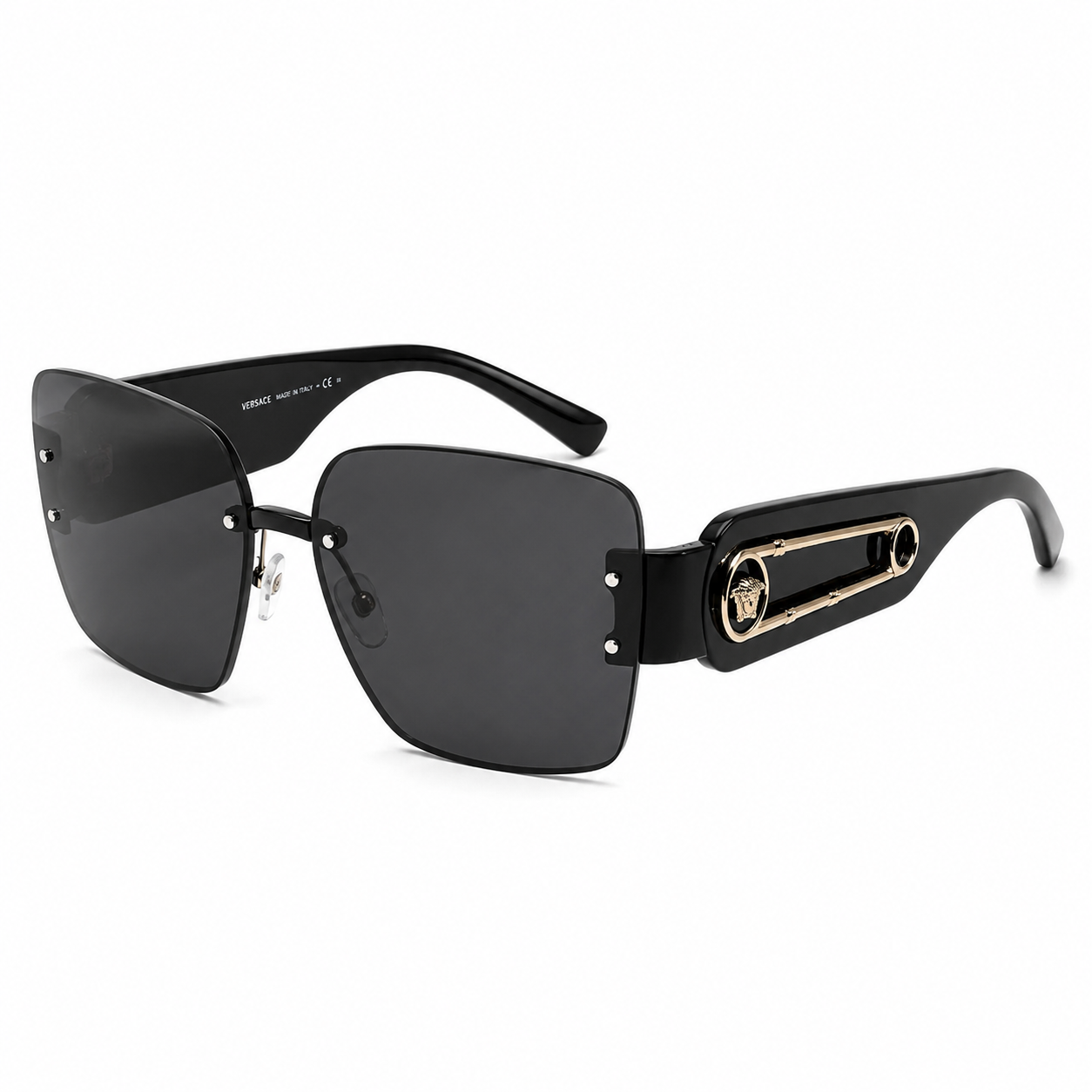 1c6e9545-bd20-4300-8115-d0ec63f12d9e عینک آفتابی لاکچری مدل(58107)Medusa Versace - Image 1