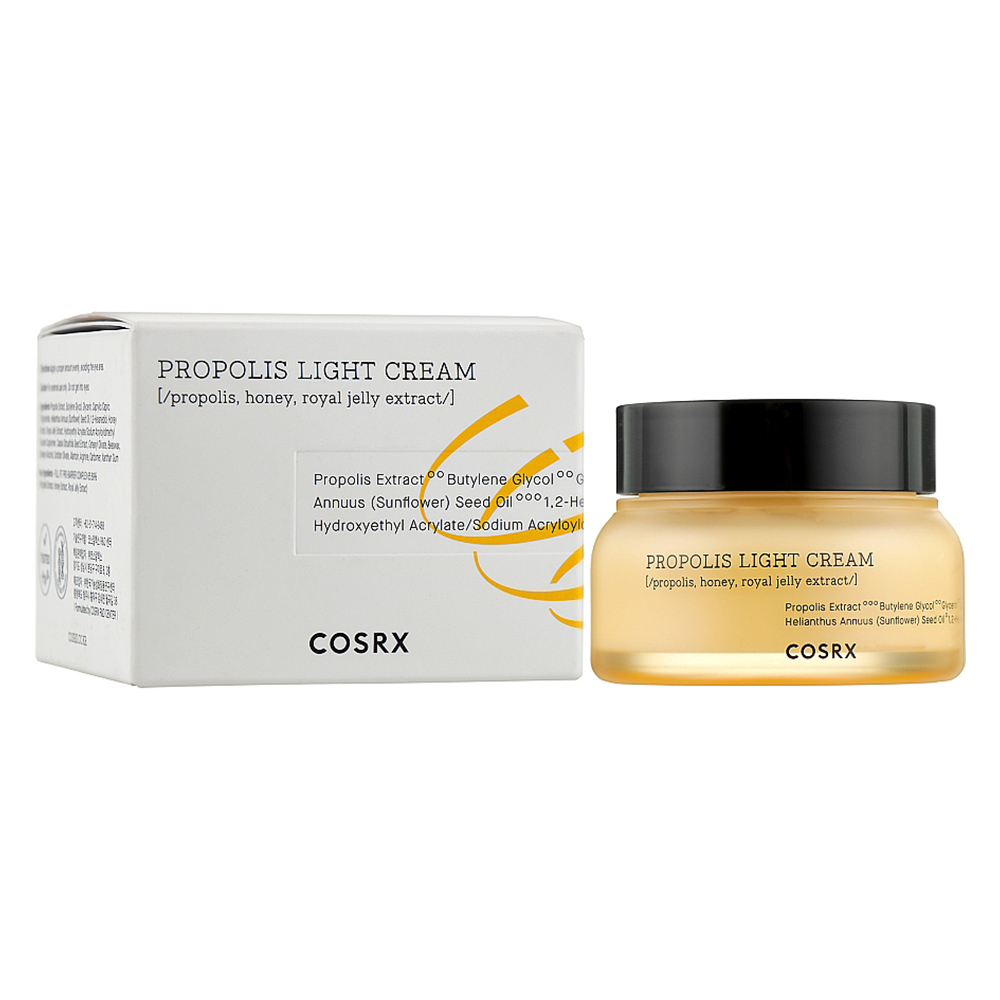 کرم-آبرسان-و-درخشان-کننده-پروپولیس-کوزارکس-COSRX-Full-Fit-Propolis-Light-Cream-65mL-1