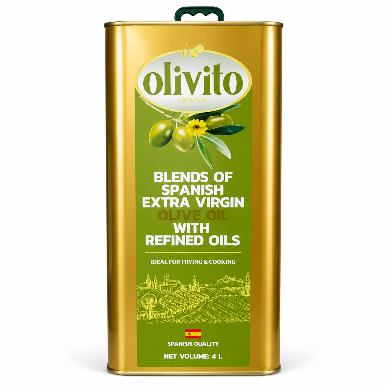 37 روغن زیتون ترکیبی اولیویتو (Olivito) - ۴ لیتری - Image 1