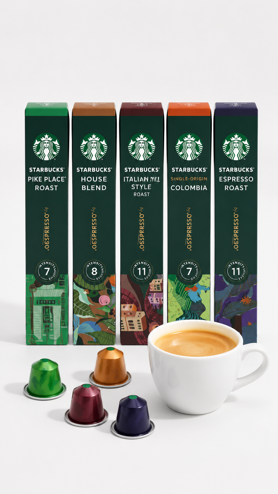 39 کپسول قهوه استارباکس سازگار با نسپرسو (Starbucks by Nespresso) - Image 1