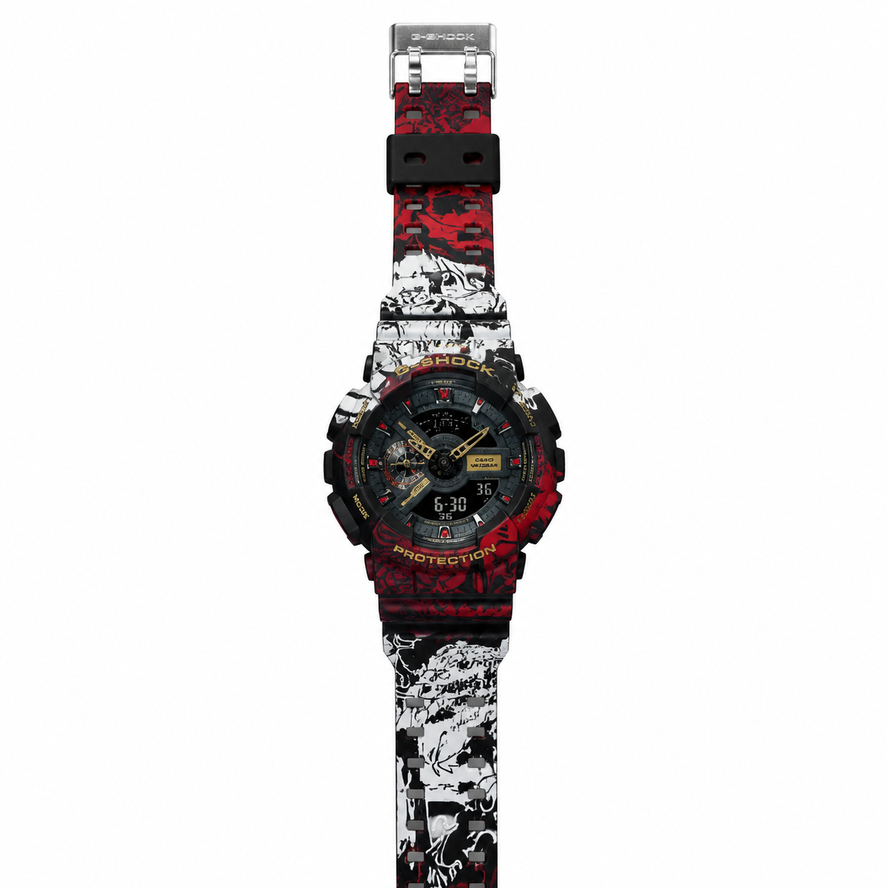 6 ساعت مچی اسپرت مدل G-Shock با طرح گرافیکی انیمه - Image 1
