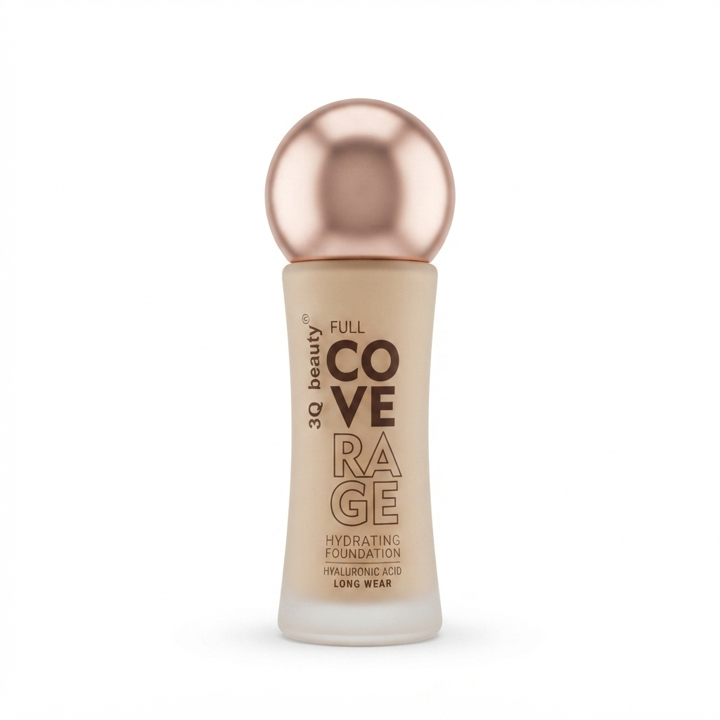 9b682837-27c3-4a85-8098-5765084d8c43 کرم پودر تری کیو3Q Beauty Full Coverage Hydrating Foundation - Image 1