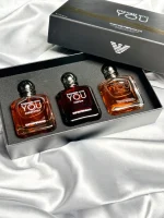 ست ۳ عددی عطر مردانه امپریو آرمانی (Emporio Armani) مدل Stronger With You – پک هدیه شامل Absolutely، Parfum و Intensely - Image 3