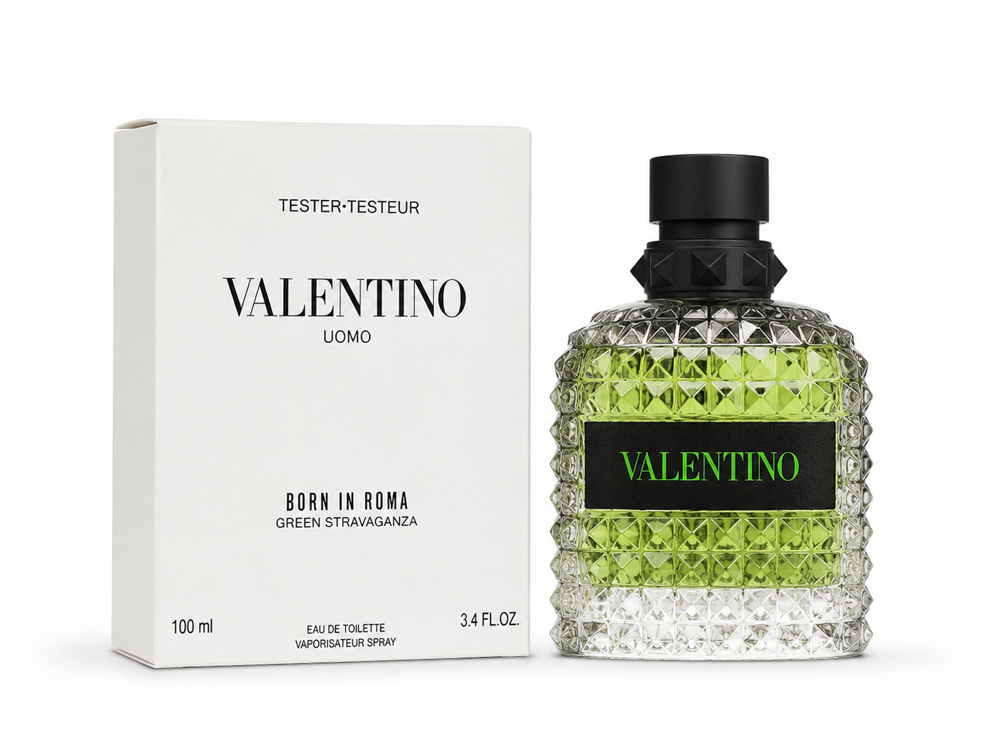 IMG_9135 VALENTINO - والنتینو اومو بورن این روما گرین استراوگانزا(جعبه تستر) - Image 1