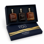 ست ۳ عددی عطر مردانه امپریو آرمانی (Emporio Armani) مدل Stronger With You – پک هدیه شامل Absolutely، Parfum و Intensely
